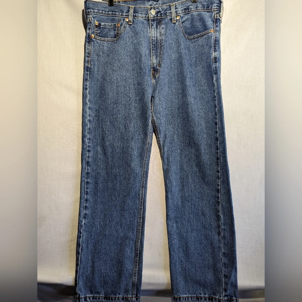 Levi's 505 Straight Leg Medium‎ Wash Mens Jeans Size 38